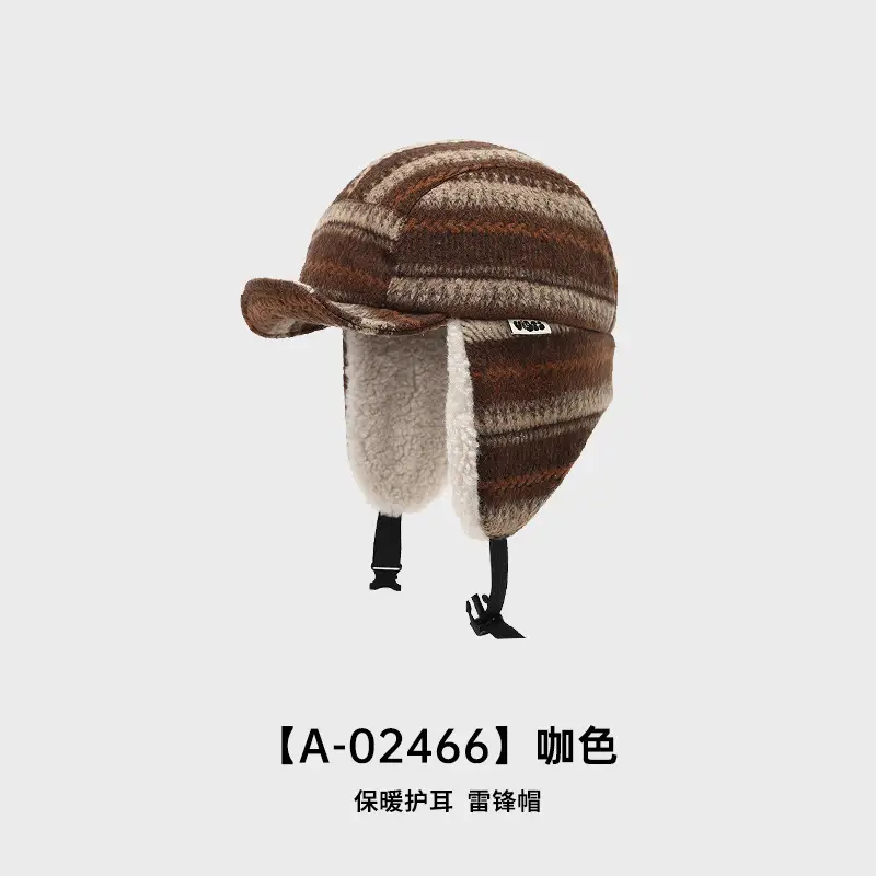 Japanese-Style Fleece Lined Duckbill Hat for Women - Image 3