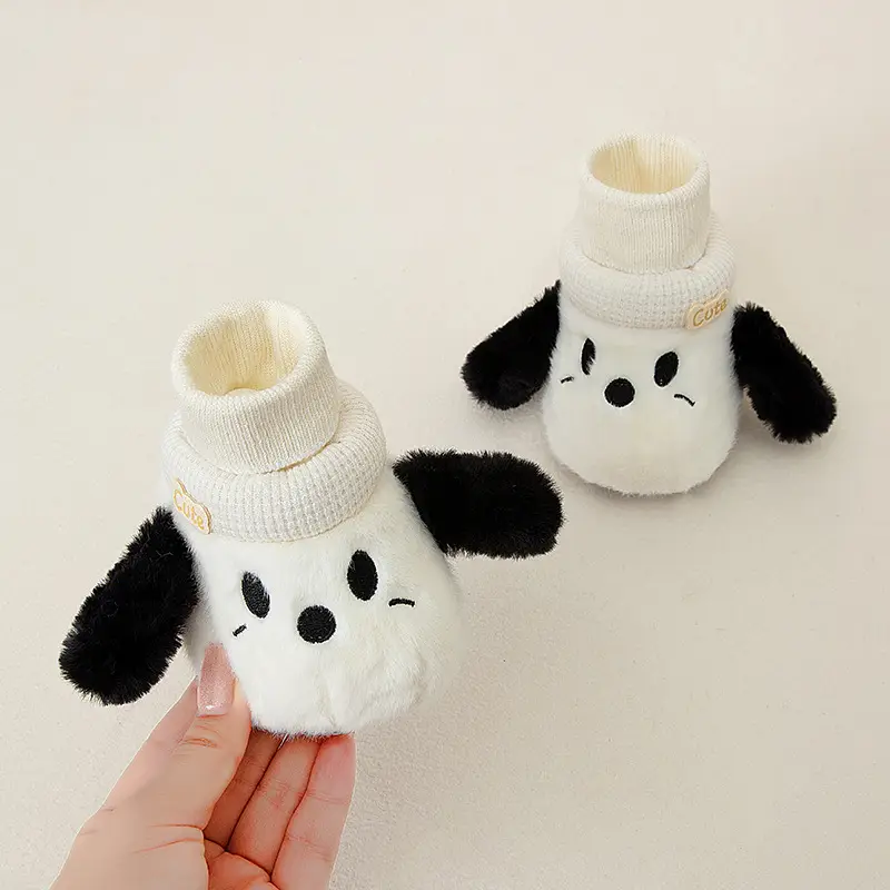 Jingqi Baby Fleece Warm Baby Socks Non-Falling Newborn