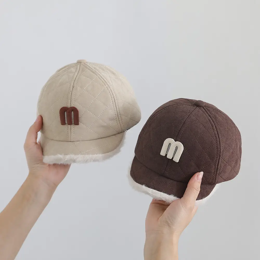 Red Letter Short Bim Peaked Cap for Boys Girls 1-3Y - Image 7