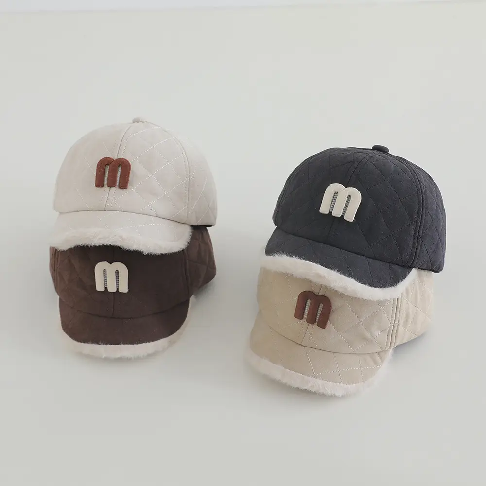 Red Letter Short Bim Peaked Cap for Boys Girls 1-3Y - Image 8