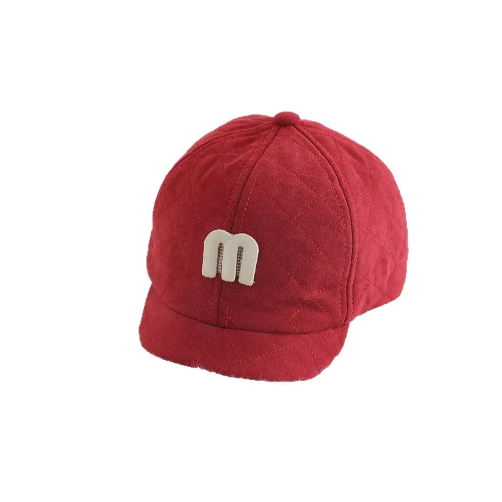 Red Letter Short Bim Peaked Cap for Boys Girls 1-3Y - Image 10