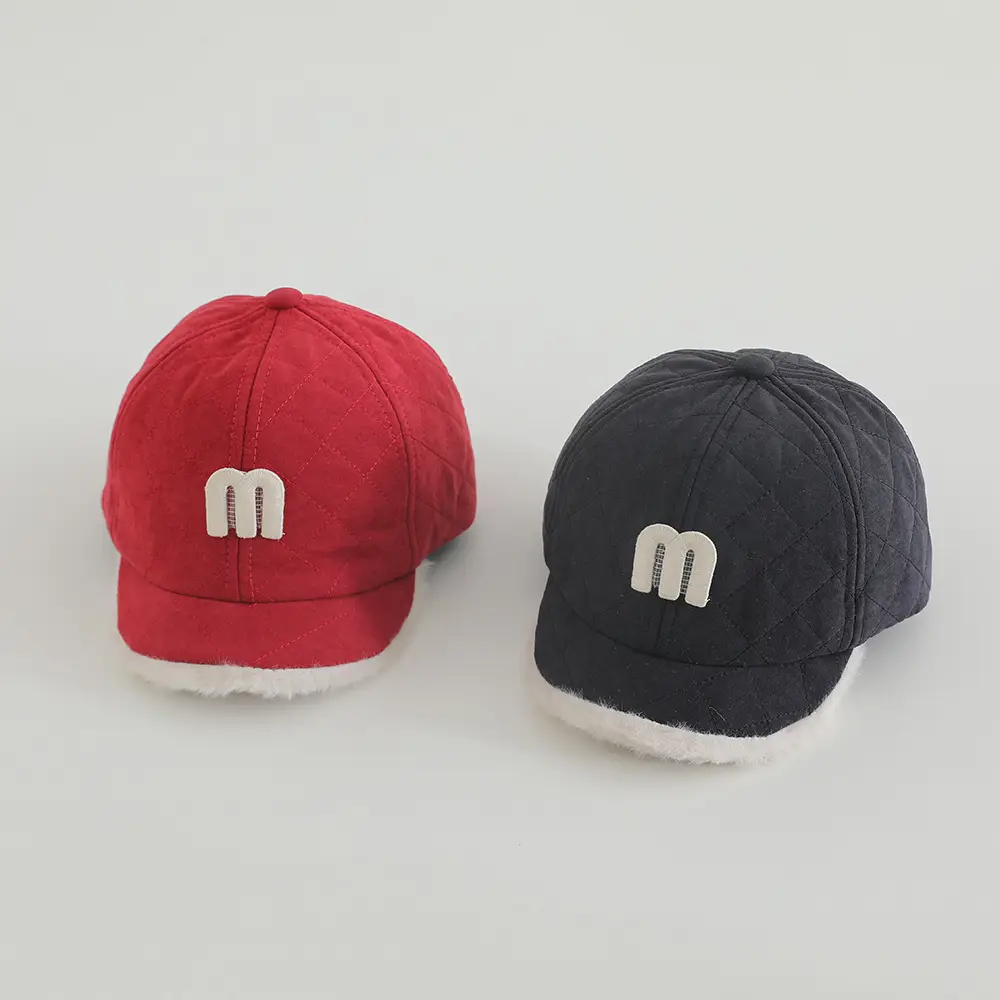Red Letter Short Bim Peaked Cap for Boys Girls 1-3Y — feature 12