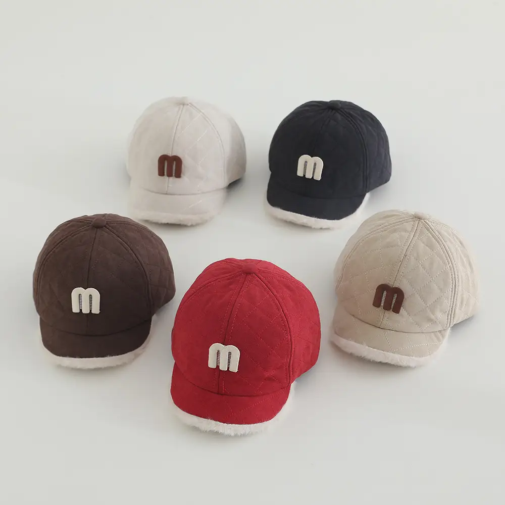 Red Letter Short Bim Peaked Cap for Boys Girls 1-3Y — feature 4
