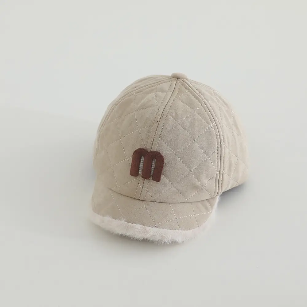 Red Letter Short Bim Peaked Cap for Boys Girls 1-3Y - Image 4