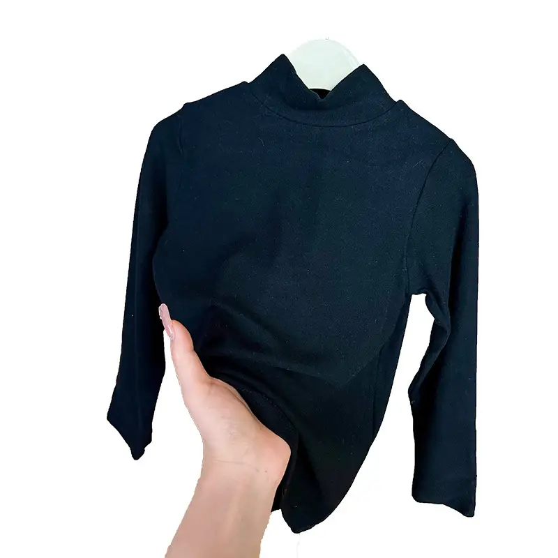 Girls Cashmere Turtlenege Bottom T-Shirt Autumn Winter - Image 11