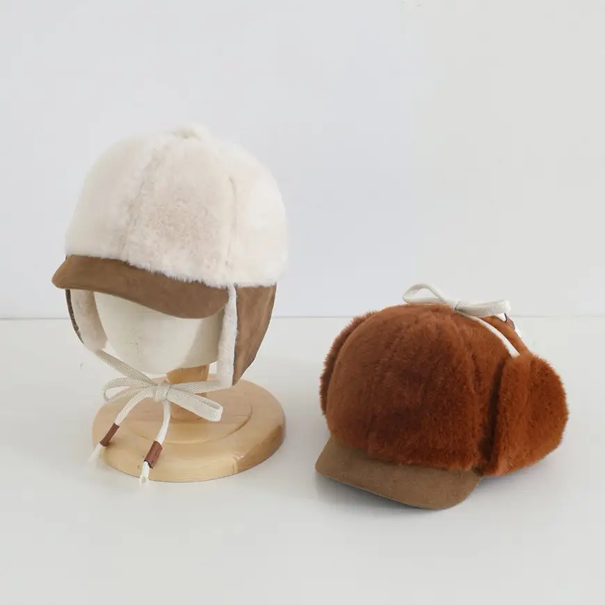 Baby Warm Ear Hat Winter Windproof Korean Style — feature 2