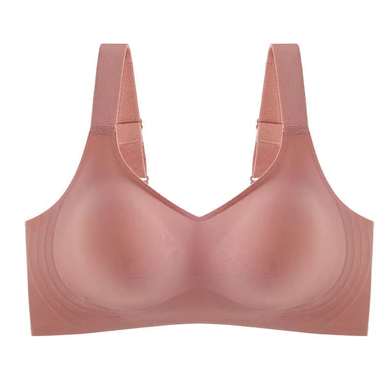 Sports Yoga Vest Jelly Strip Seamless Intimates Women's Small Breast Push-Up No Rims Soft Support Bra Summer Thin Style