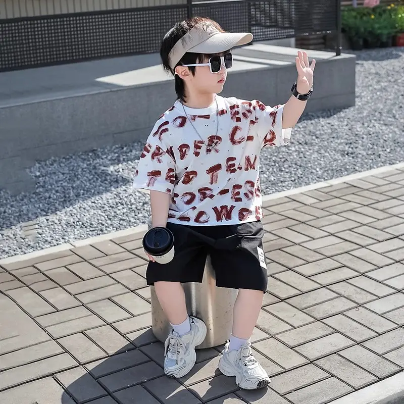 Boys Summer Outfit 2026 T-Shirt Shorts Set - Image 4