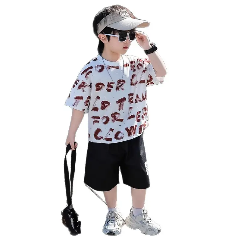 Boys Summer Outfit 2026 T-Shirt Shorts Set - Image 8