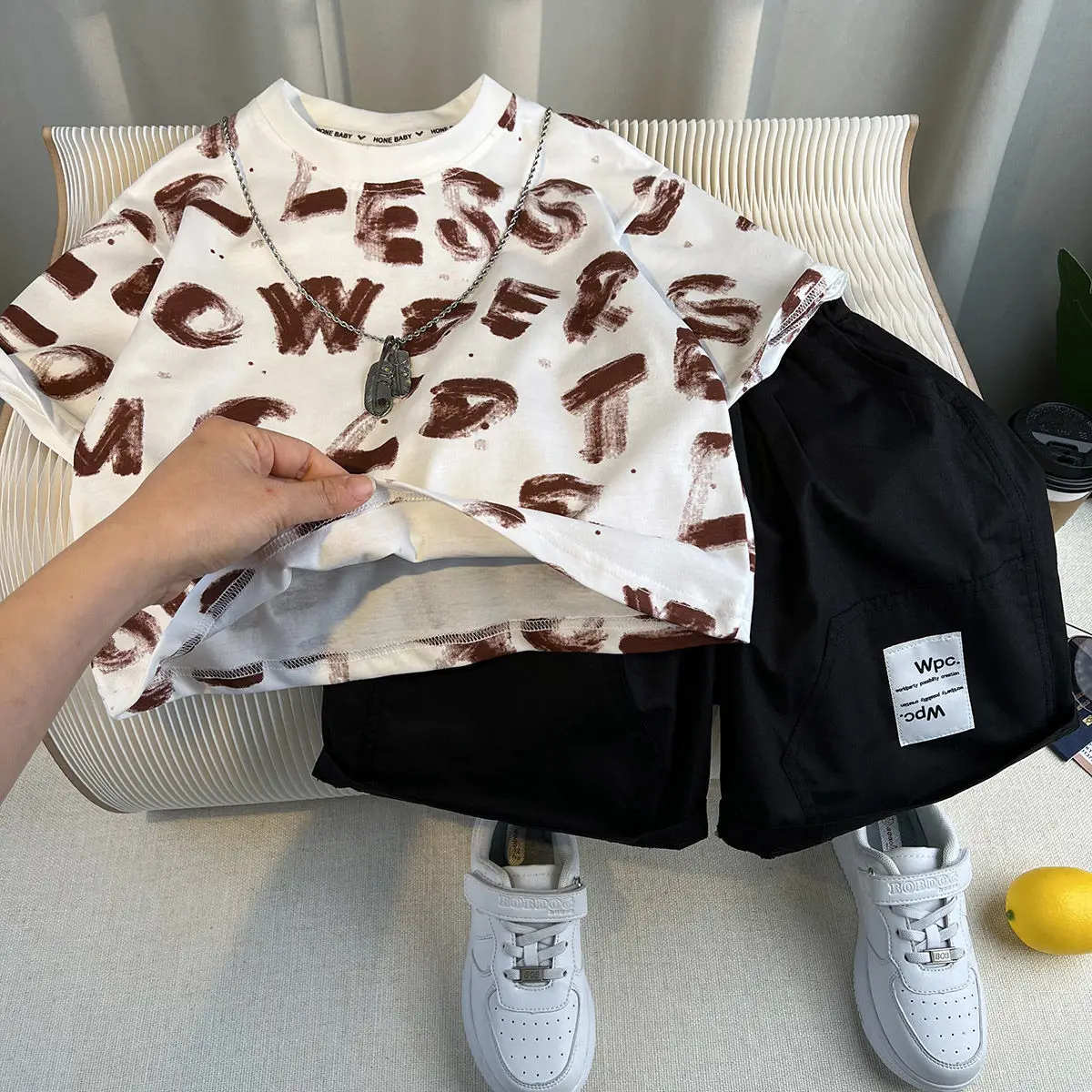 Boys Summer Outfit 2026 T-Shirt Shorts Set — feature 1