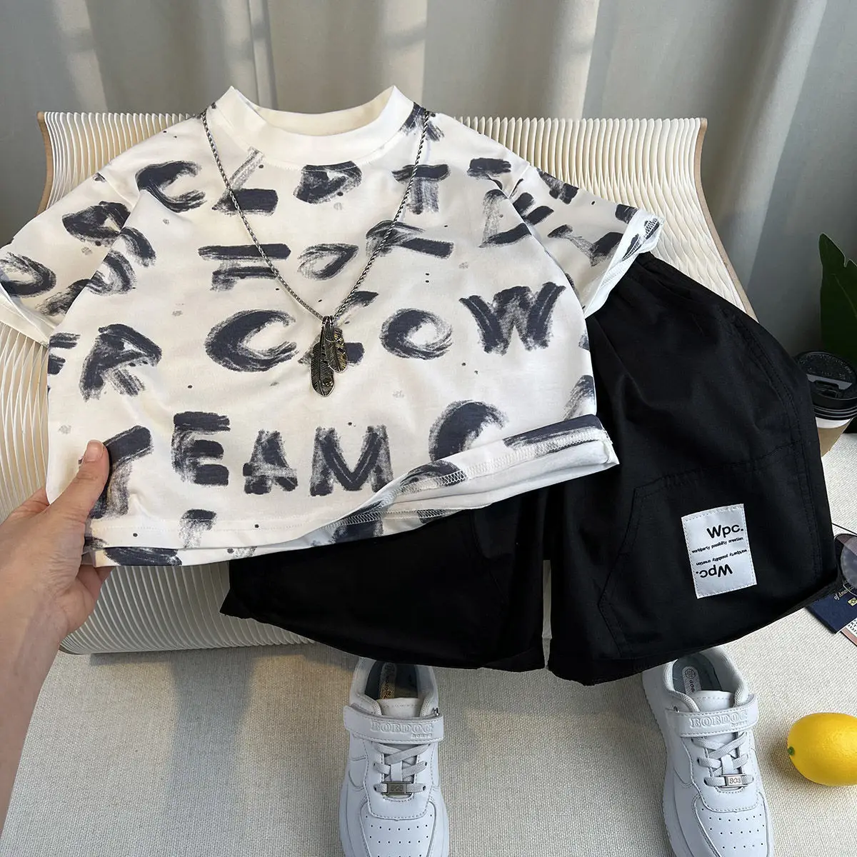 Boys Summer Outfit 2026 T-Shirt Shorts Set — feature 3