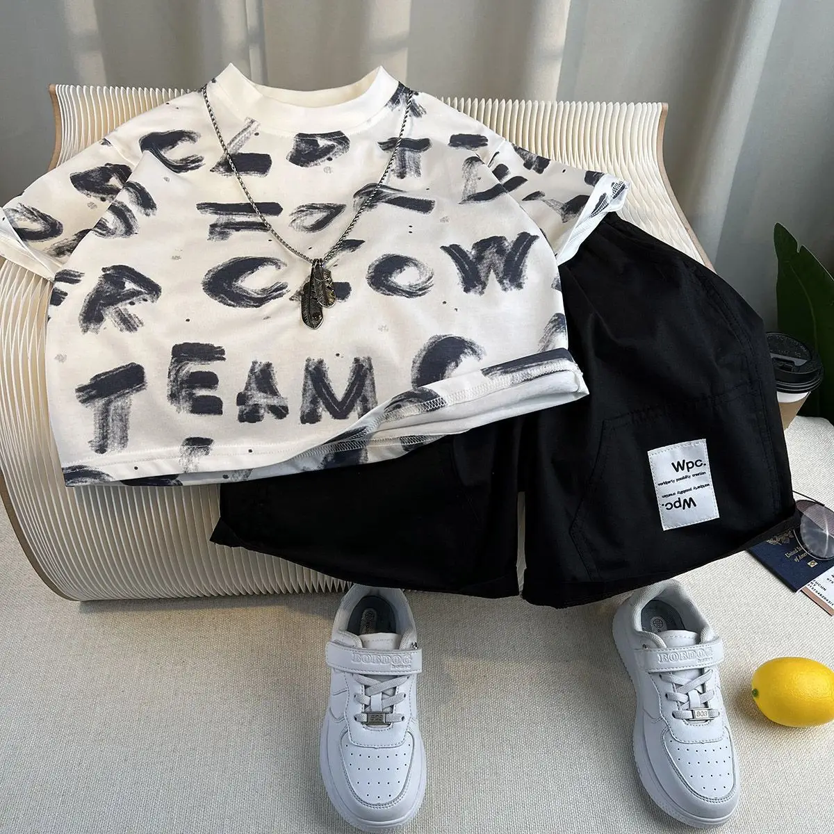 Boys Summer Outfit 2026 T-Shirt Shorts Set — feature 4