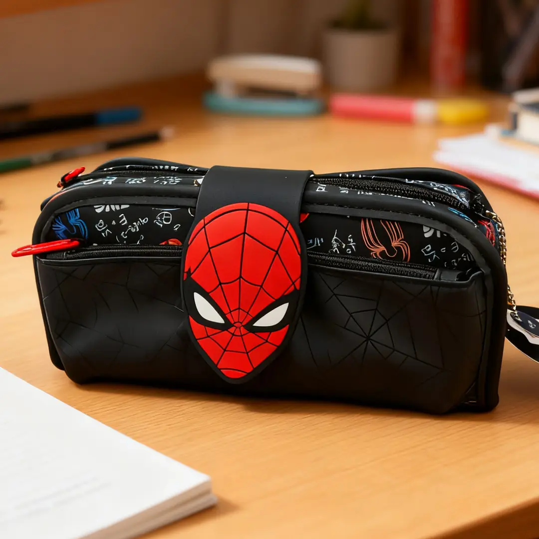 Australia Smiggle Pencil Bag Large Capacity Student Stationery Bag Double-Layer Stationery Box 2025 New Hot Pencil Bag