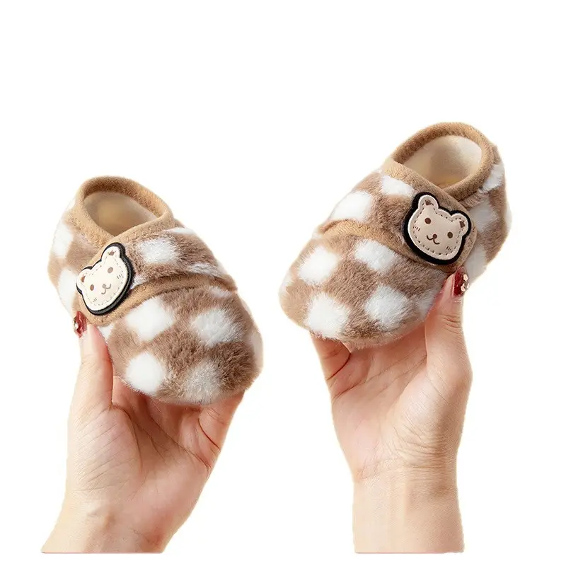Baby Fleece Lined Warm Shoes for Men Women Autumn Winter