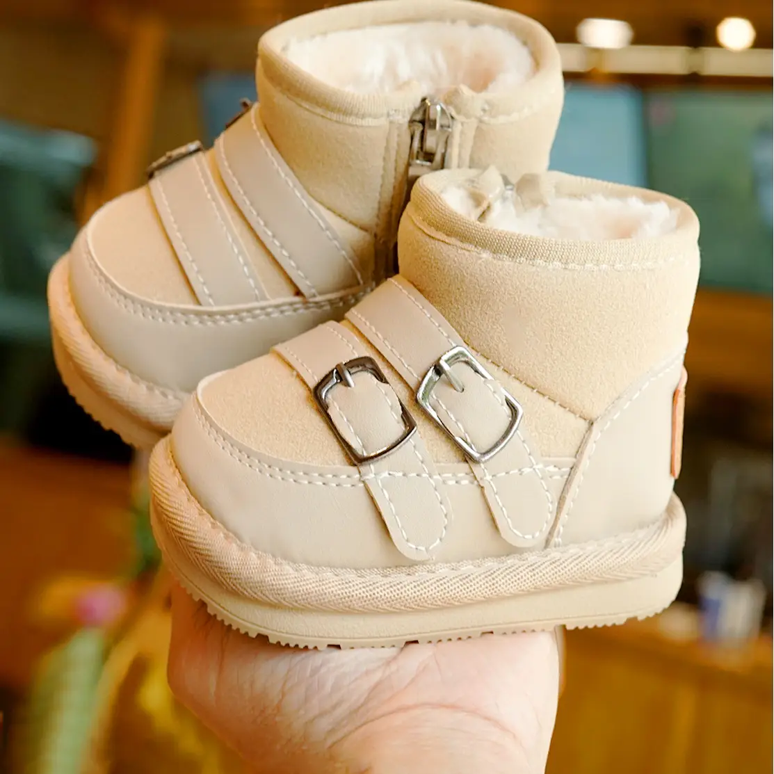 Winter Velvet Toddler Shoes for 1-2 Years Old