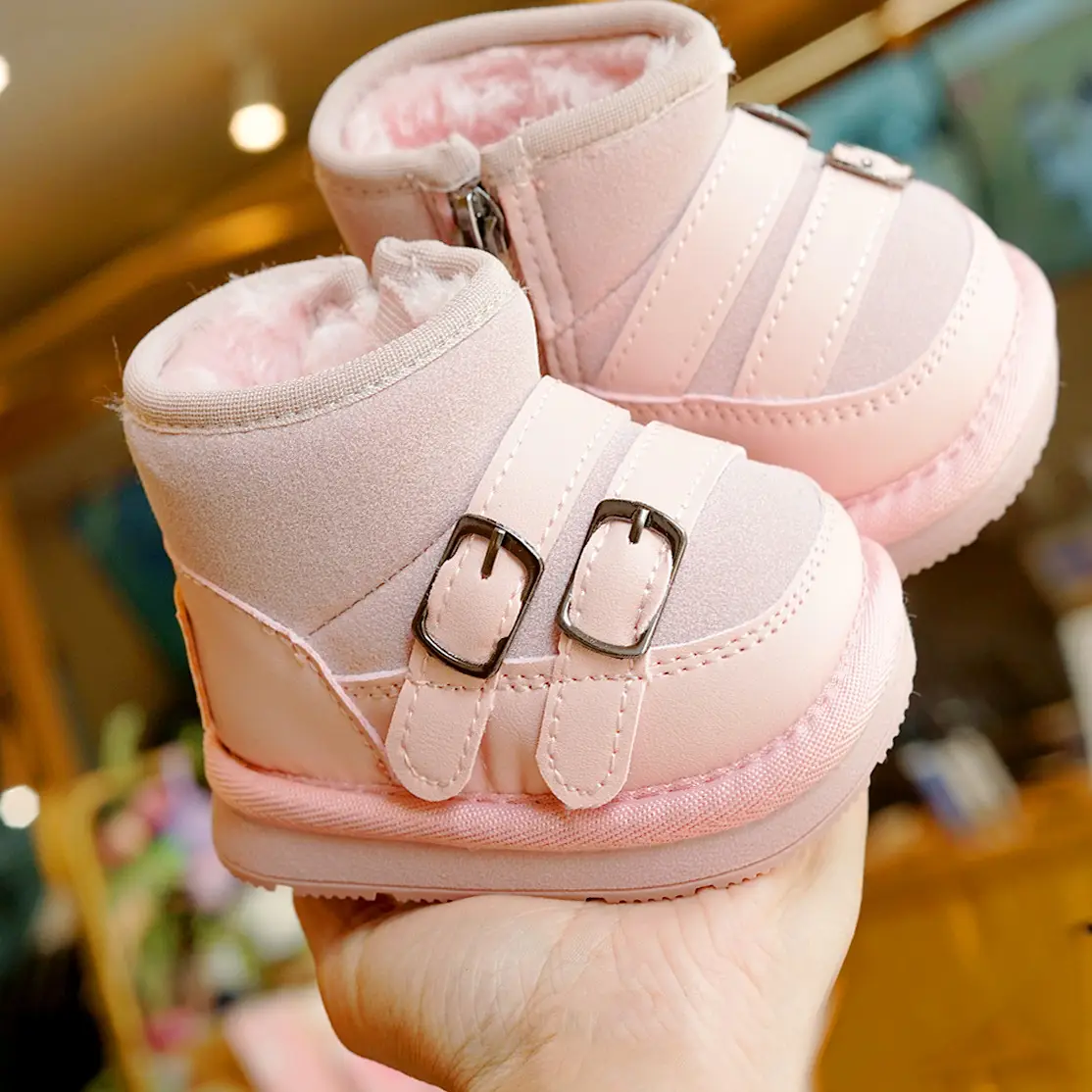Winter Velvet Toddler Shoes for 1-2 Years Old