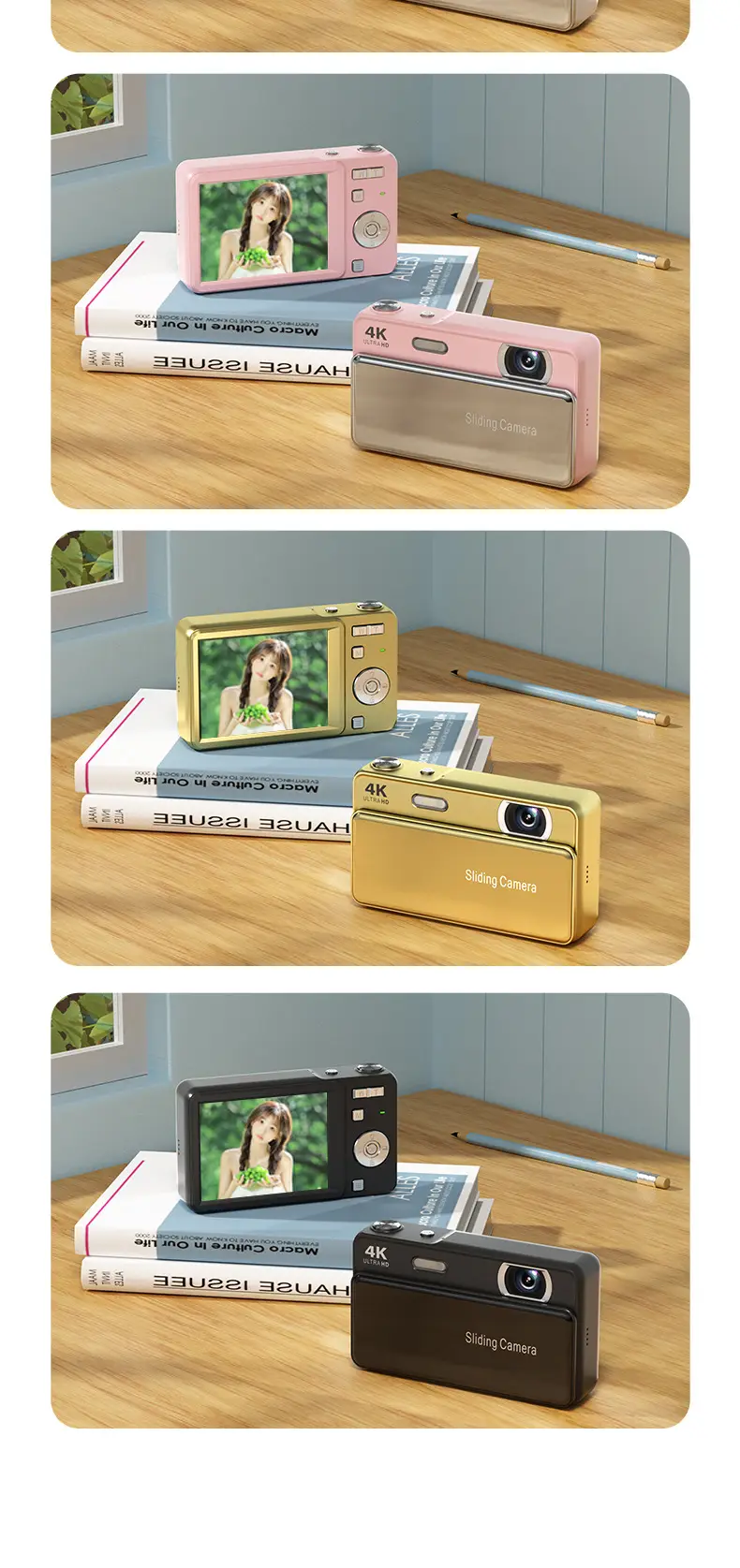 2.8inch Digital Ccd Camera 24 Million High-Definition Camera M15 Student Entry-Level Student Gift Camera — feature 18