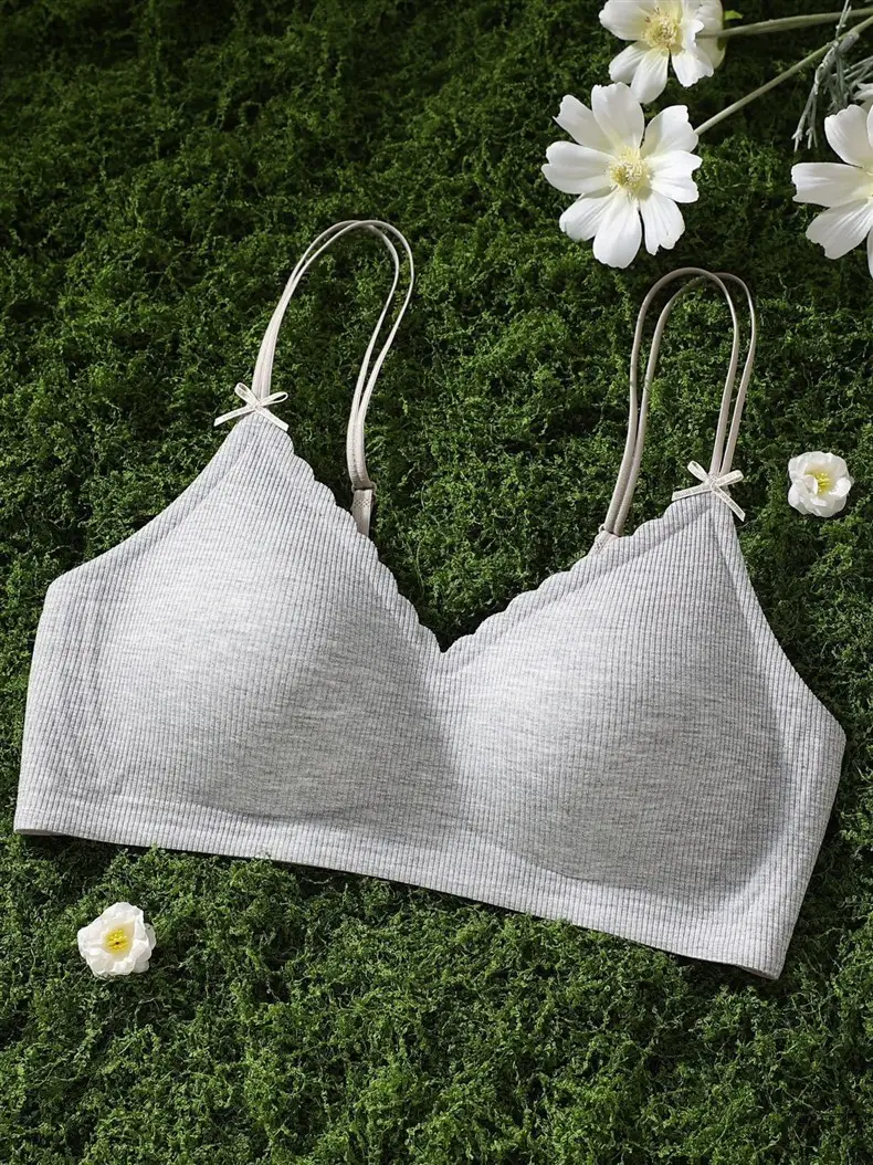 High-End Vertical Stripesd Intimates for Women, Soft, Comfortable, Light and Thin, Large Breasts, Small, High-Quality Wire-Free Bra — feature 20