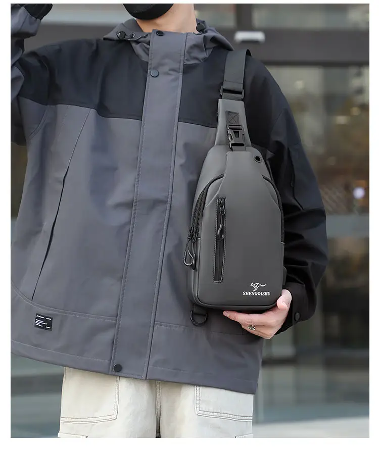 Korean Style Water-Proof Crossbody Bag for Men — feature 12