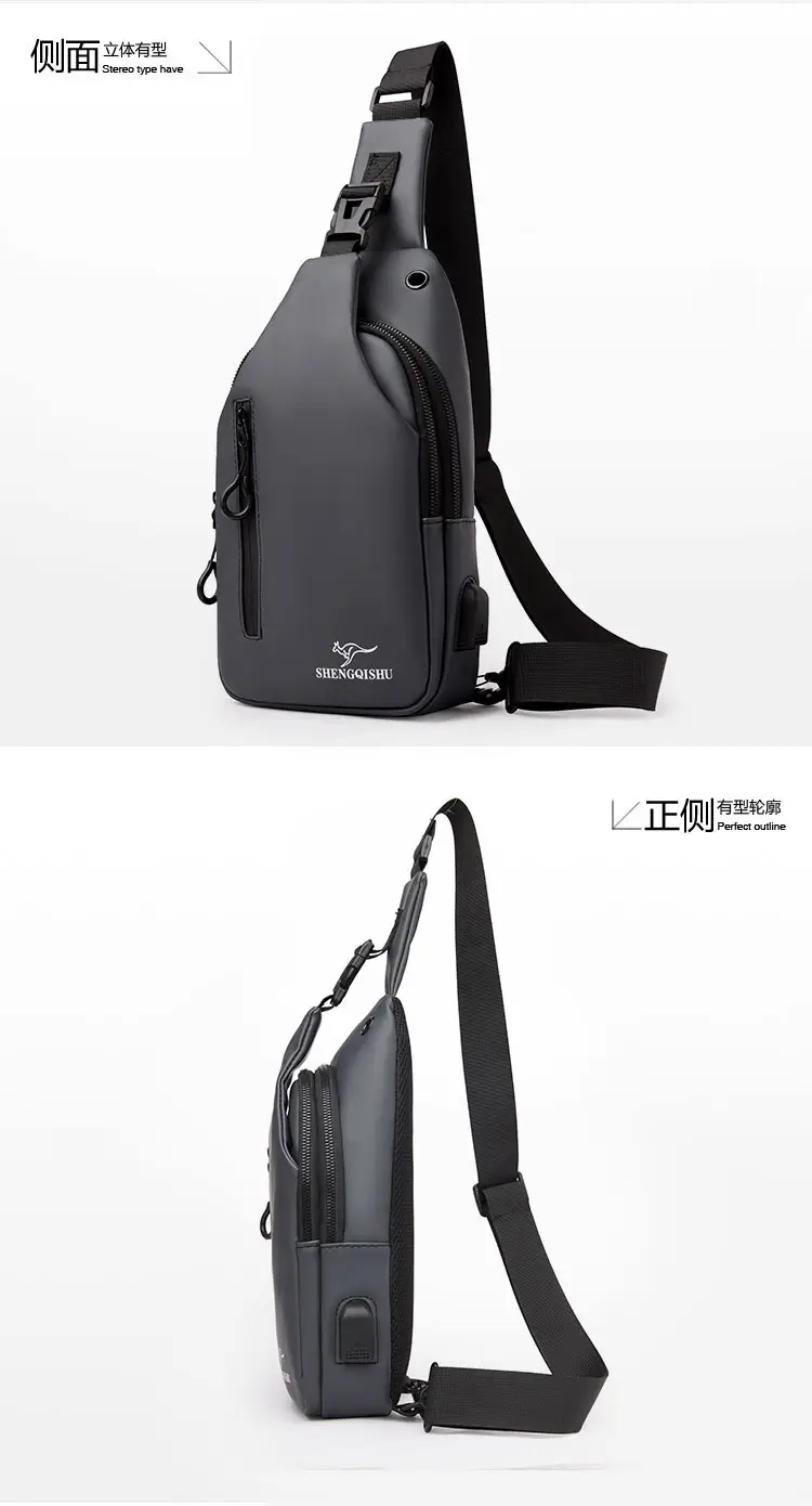 Korean Style Water-Proof Crossbody Bag for Men — feature 16