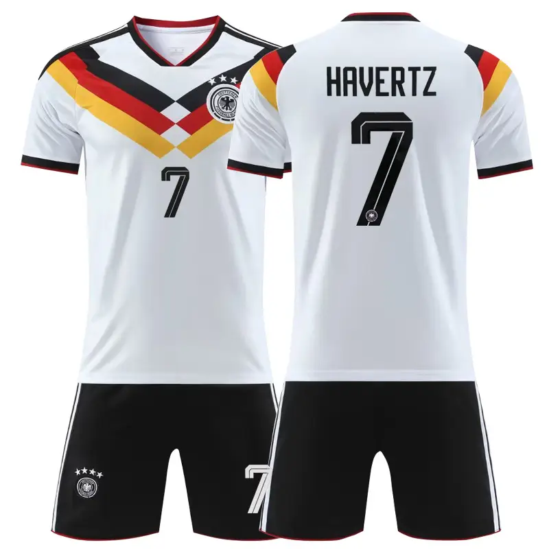 2026 World Cup Germany Home and Away Football Uniform Set Quick-Drying Men's New Cross-Border Football Uniform Short-Sleeved Jersey Summer