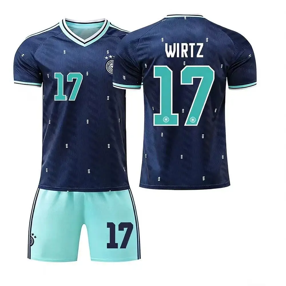2026 World Cup Germany Home and Away Football Uniform Set Quick-Drying Men's New Cross-Border Football Uniform Short-Sleeved Jersey Summer