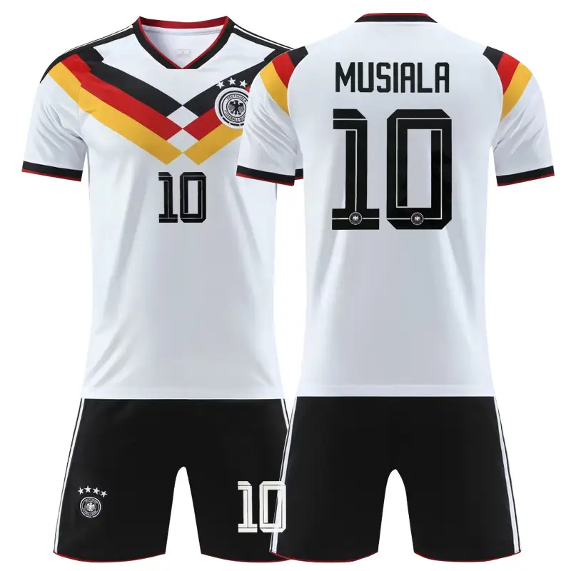 2026 World Cup Germany Home and Away Football Uniform Set Quick-Drying Men's New Cross-Border Football Uniform Short-Sleeved Jersey Summer