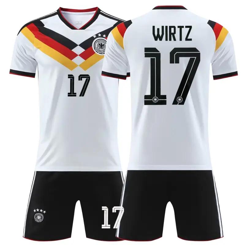 2026 World Cup Germany Home and Away Football Uniform Set Quick-Drying Men's New Cross-Border Football Uniform Short-Sleeved Jersey Summer