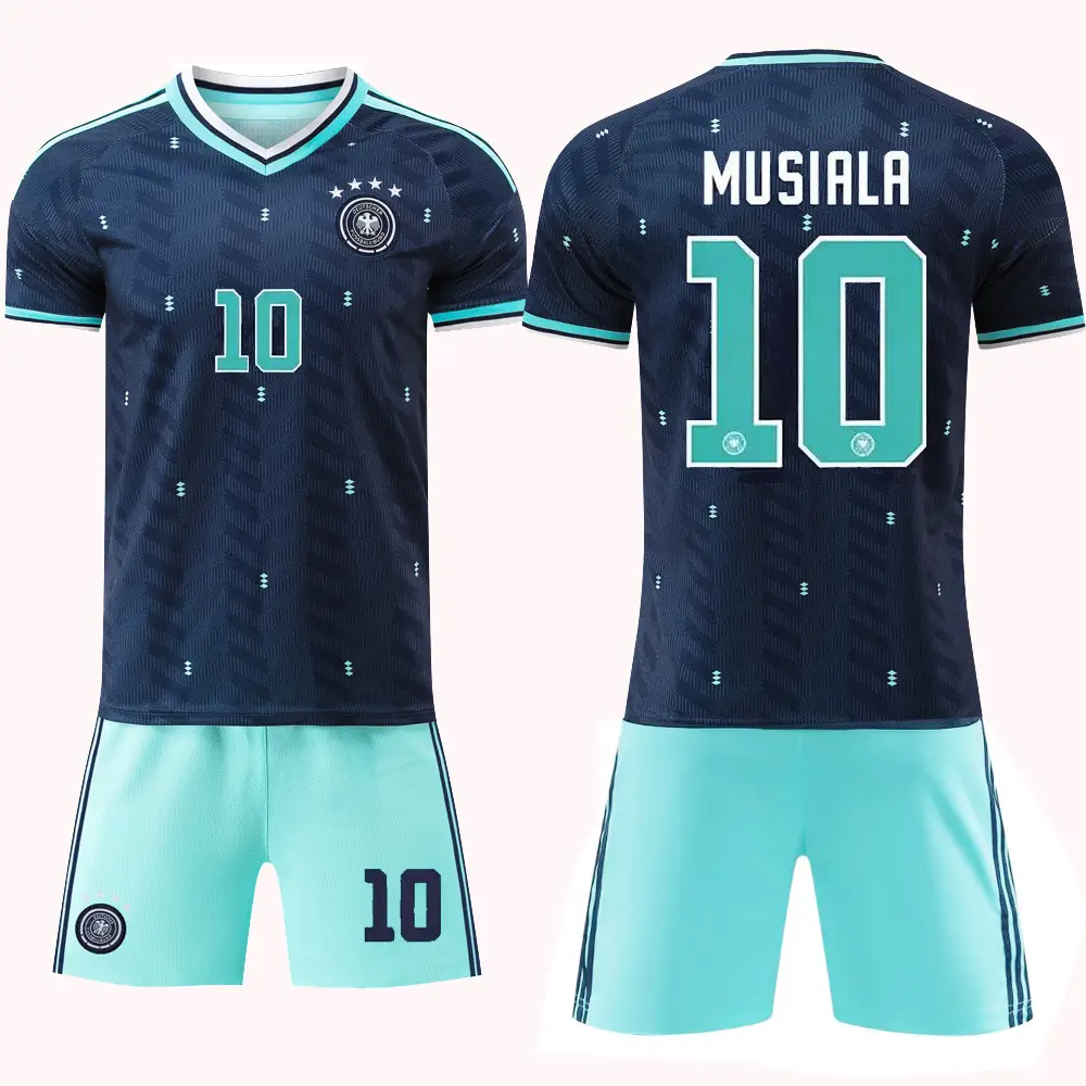 2026 World Cup Germany Home and Away Football Uniform Set Quick-Drying Men's New Cross-Border Football Uniform Short-Sleeved Jersey Summer