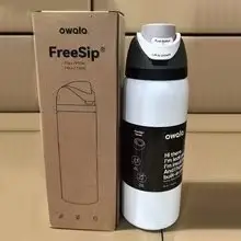 Amazon Cross-Border Owala Freesip Dual-Drink Sports Water Bottle with Handle, Bounce Cup, 304 Stainless Steel Insulated Cup