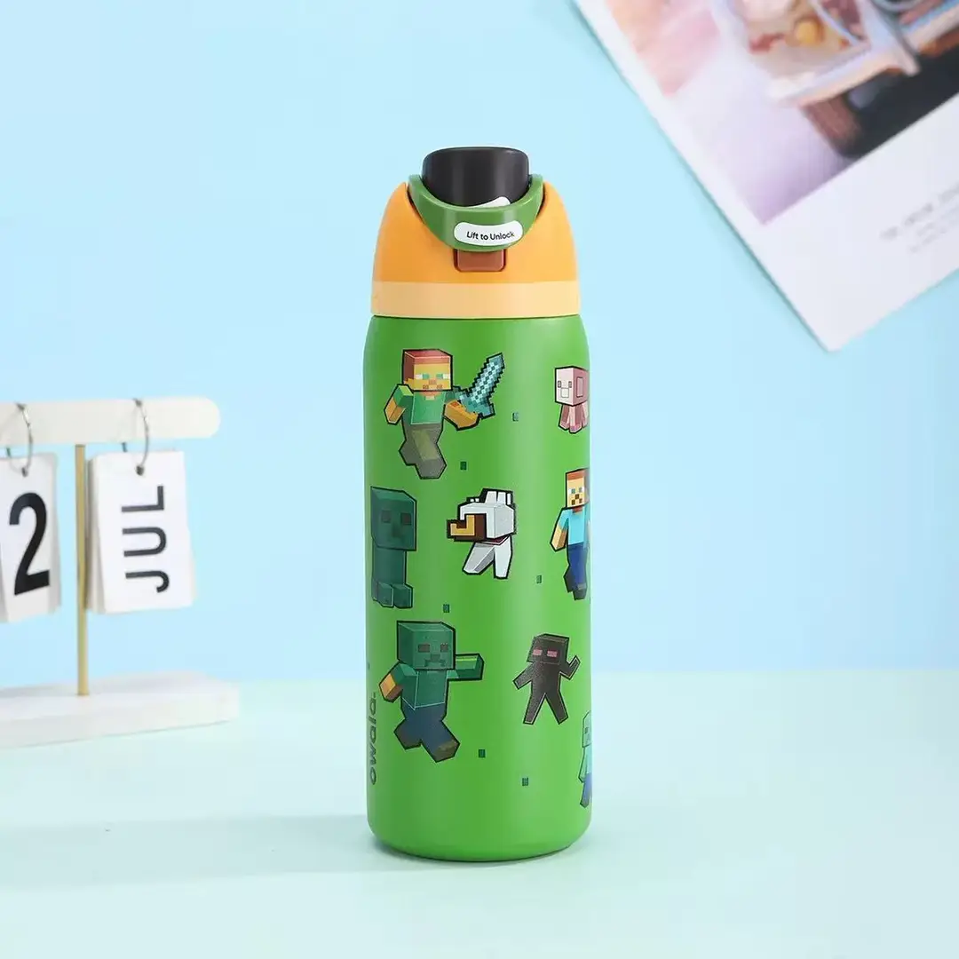 Amazon Cross-Border Owala Freesip Dual-Drink Sports Water Bottle with Handle, Bounce Cup, 304 Stainless Steel Insulated Cup