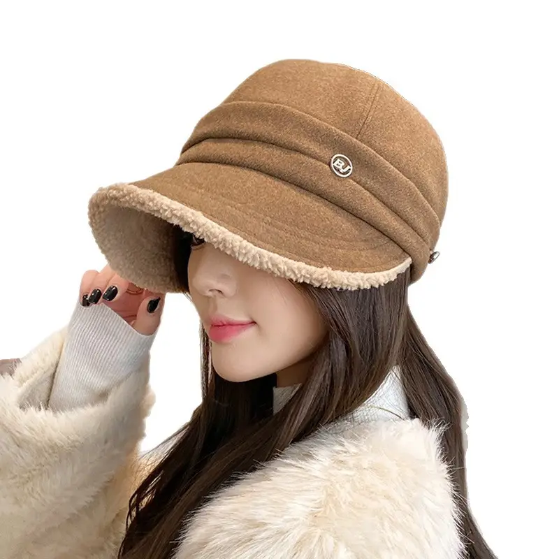 Windproof Fisherman Hat for Women Warm Fleece Lined - Image 10