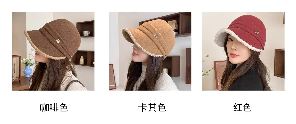 Windproof Fisherman Hat for Women Warm Fleece Lined — feature 20