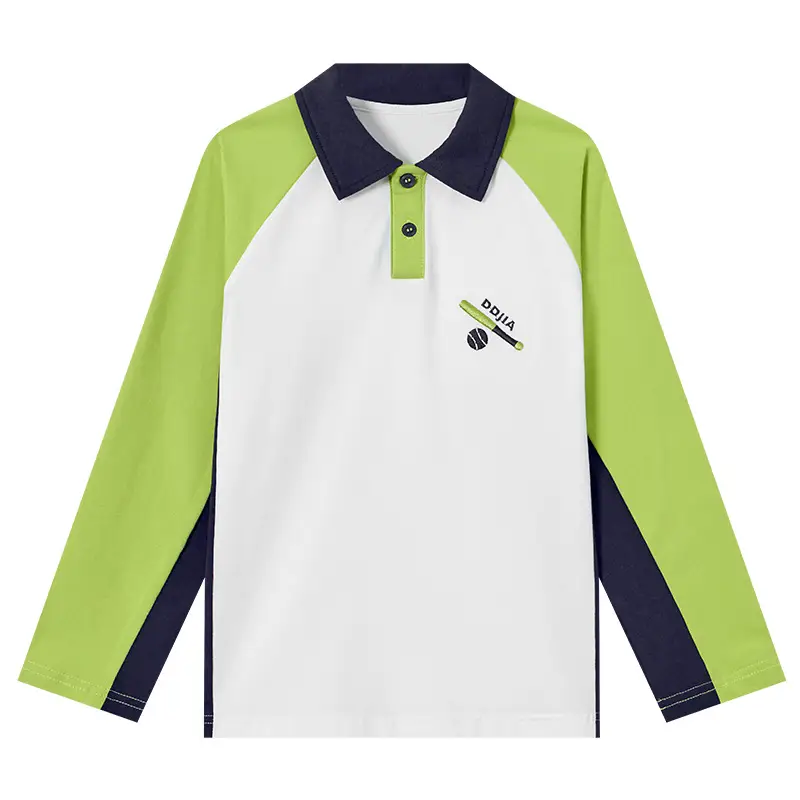 Duoduo Boys Polo T-Shirt Blue 2025 Spring Autumn