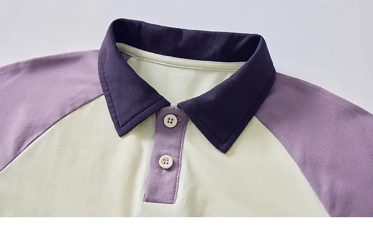 Duoduo Boys Polo T-Shirt Blue 2025 Spring Autumn — feature 44