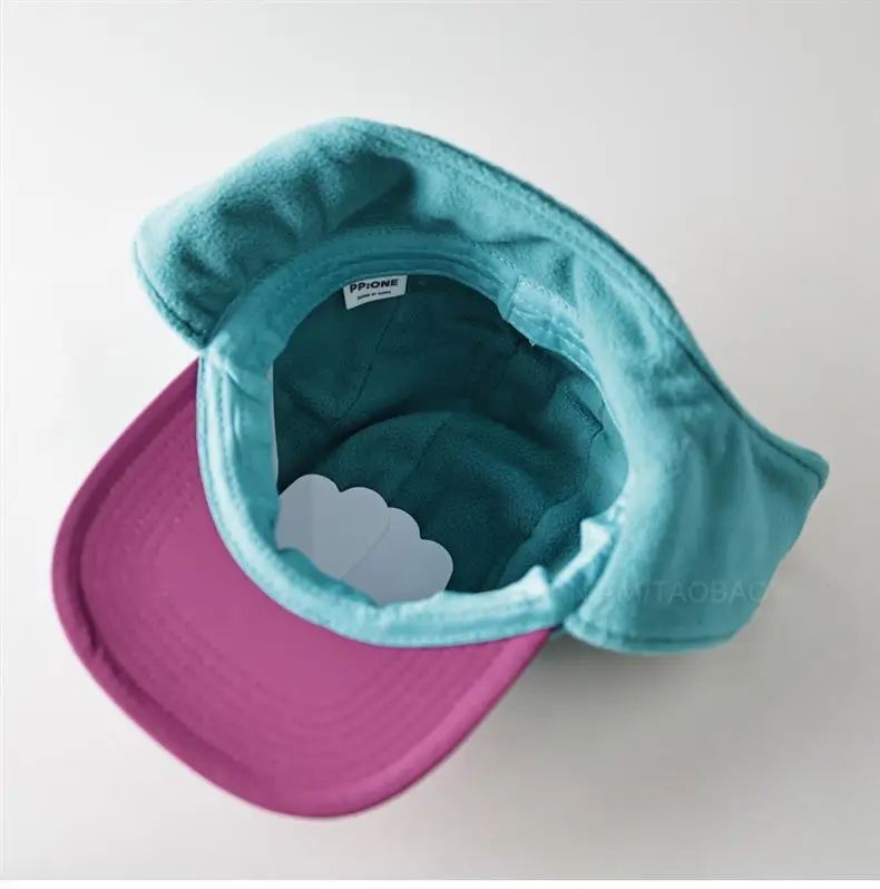Men Winter Color Blocked Peaked Cap Hat — feature 11