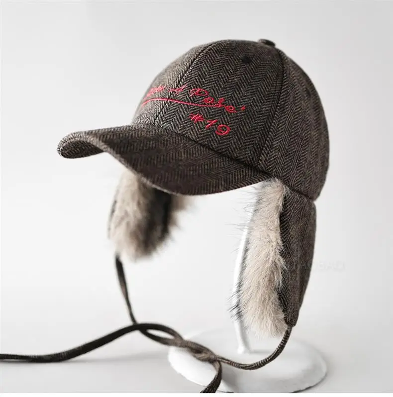 Winter Letter Embroidered Cap for Men Women — feature 9