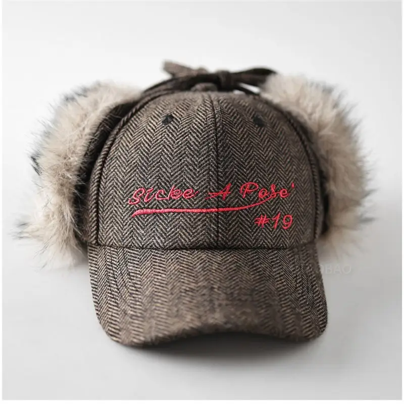 Winter Letter Embroidered Cap for Men Women - Image 3