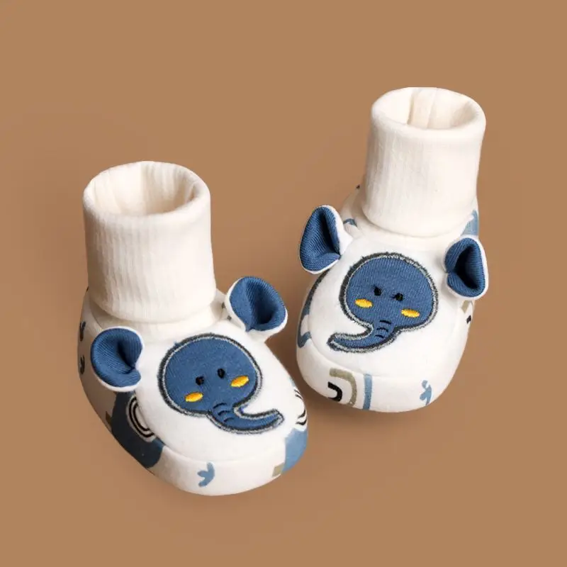 Baby Fleece Lined Winter Shoes 0-6 Months Cute Embroidered — feature 13