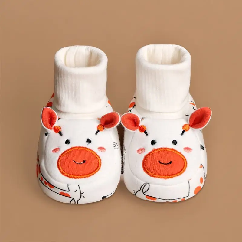 Baby Fleece Lined Winter Shoes 0-6 Months Cute Embroidered — feature 15