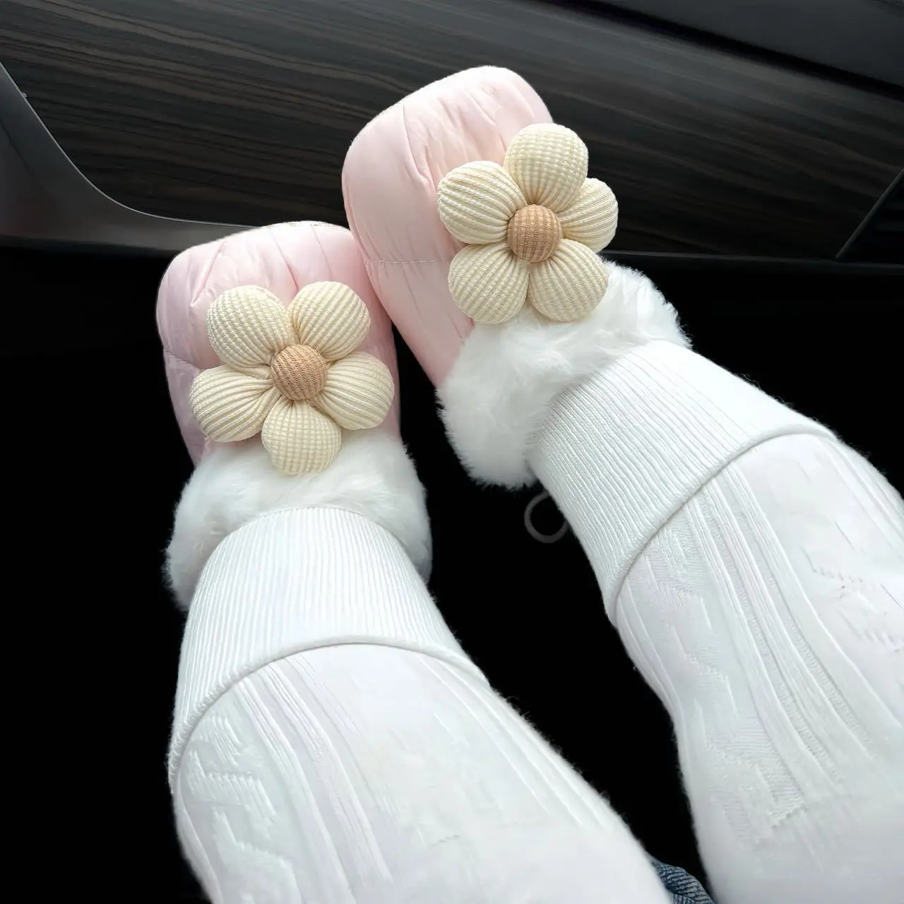 Baby Warm Socks & Shoes 0-1Yr Fleece Lined Non-Falling