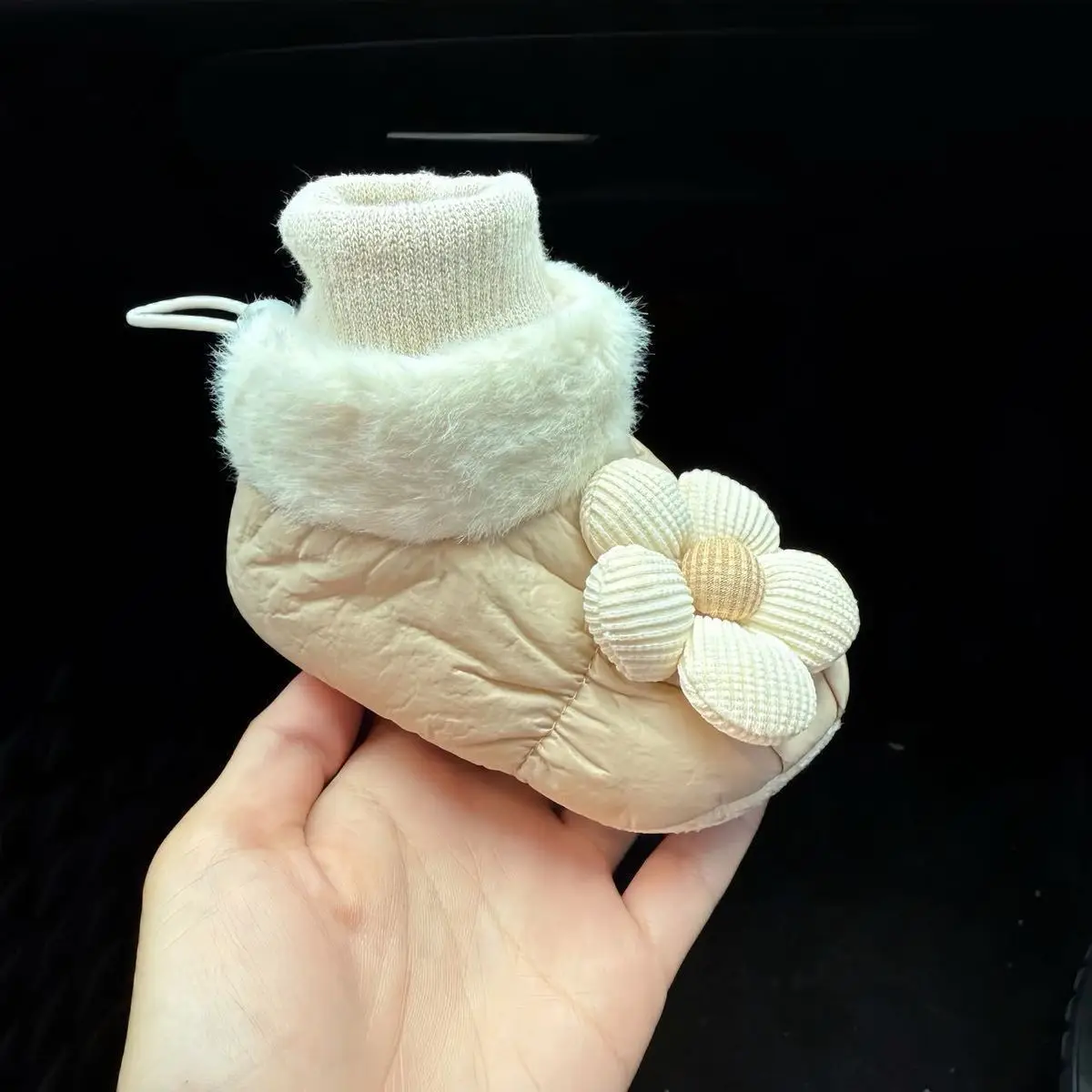Baby Warm Socks & Shoes 0-1Yr Fleece Lined Non-Falling — feature 17