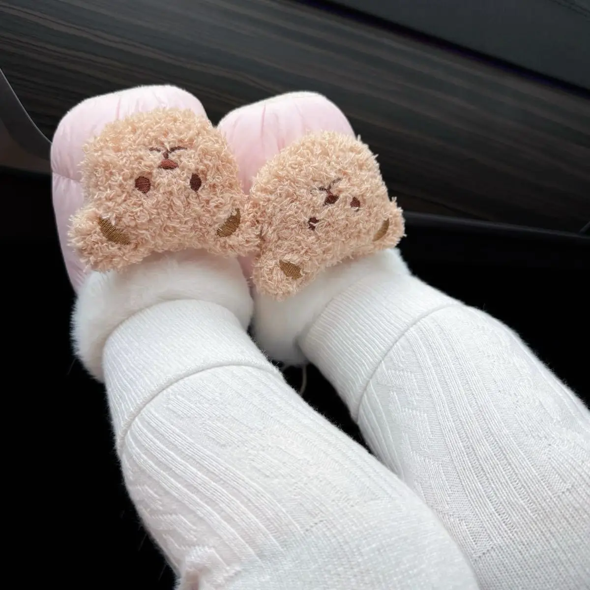 Baby Warm Socks & Shoes 0-1Yr Fleece Lined Non-Falling — feature 22