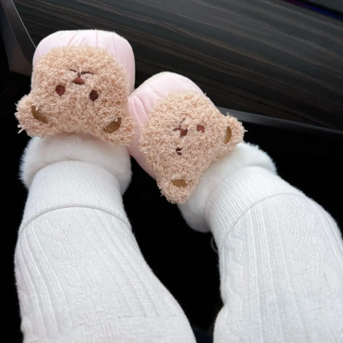 Baby Warm Socks & Shoes 0-1Yr Fleece Lined Non-Falling — feature 24
