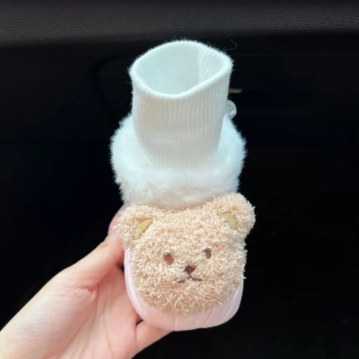 Baby Warm Socks & Shoes 0-1Yr Fleece Lined Non-Falling — feature 25