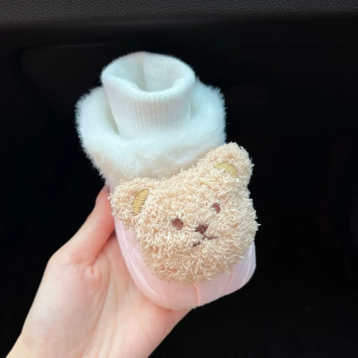 Baby Warm Socks & Shoes 0-1Yr Fleece Lined Non-Falling — feature 26