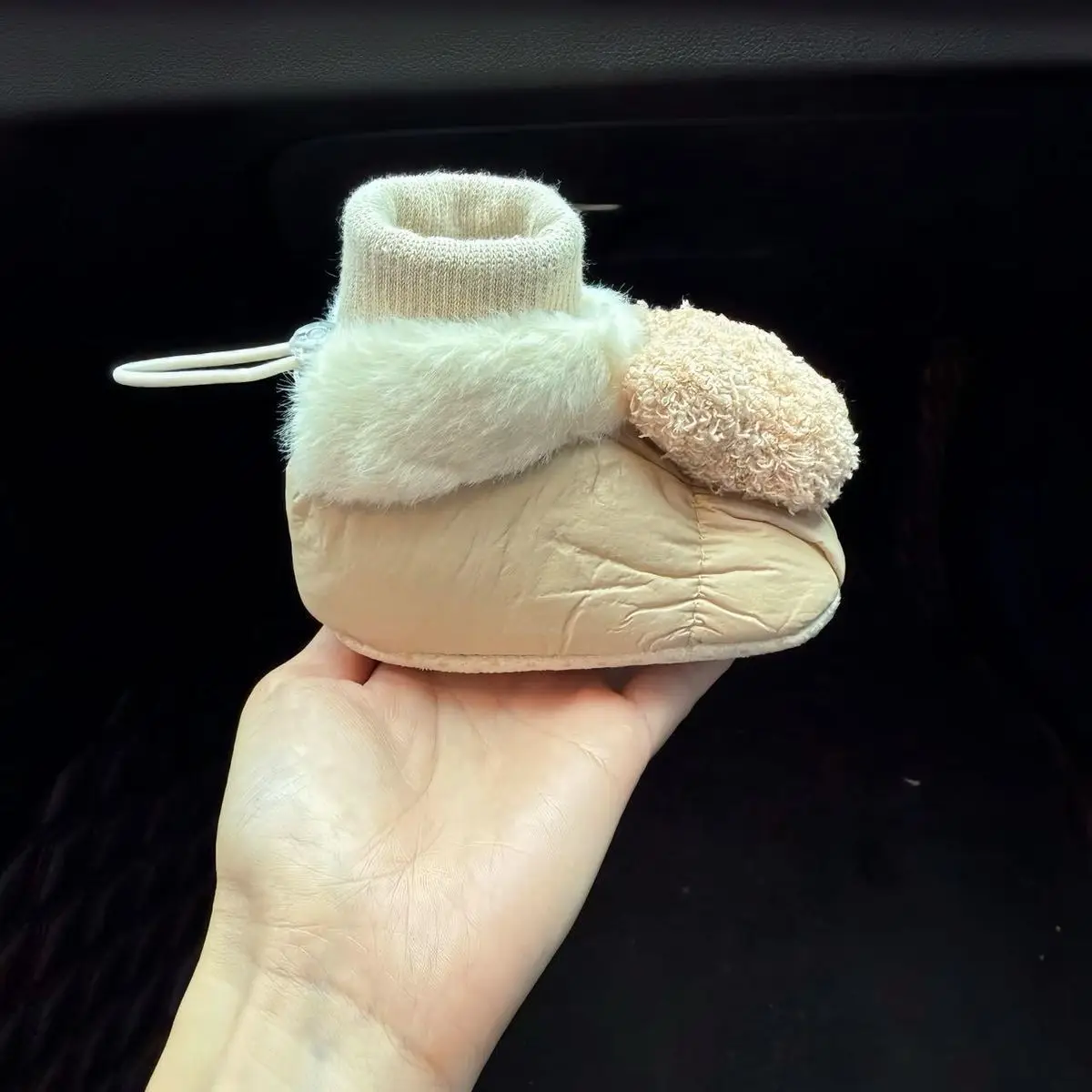 Baby Warm Socks & Shoes 0-1Yr Fleece Lined Non-Falling — feature 31