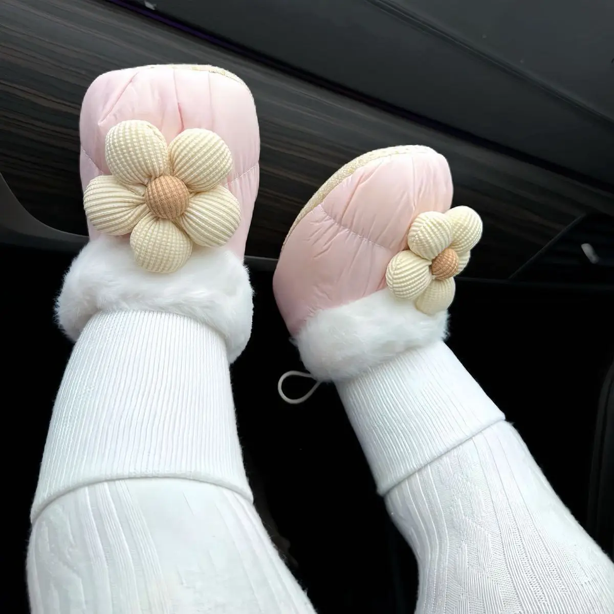 Baby Warm Socks & Shoes 0-1Yr Fleece Lined Non-Falling — feature 6