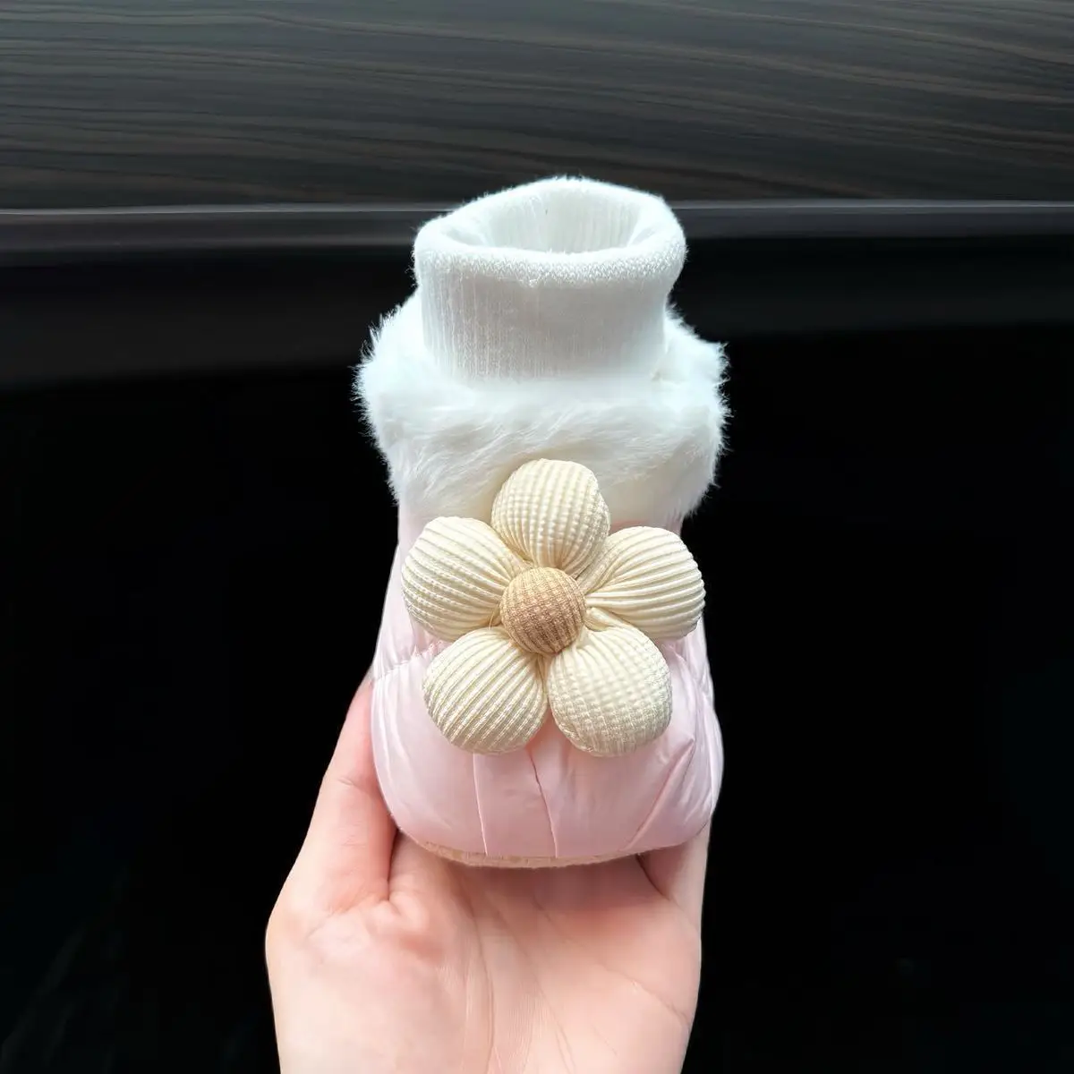 Baby Warm Socks & Shoes 0-1Yr Fleece Lined Non-Falling — feature 8