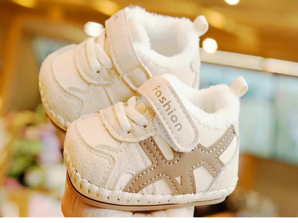 Baby Shoes Winter Fleece Lined 0-1Yr Non-Slip — feature 5